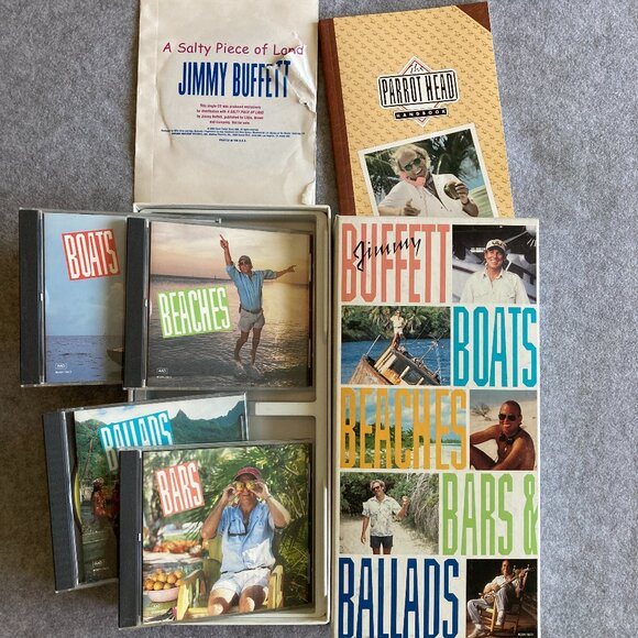Rare Jimmy Buffet 'Boats, Beaches, Bars & Ballads' CD  boxed collection - Picture 1 of 3